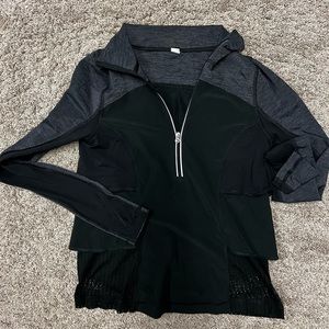 Iightweight lululemon long sleeve with cute details